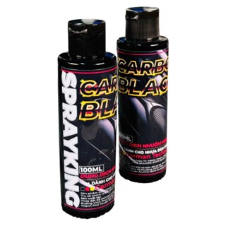 Chai Dung Dịch Nhuộm Nhựa Đen Nhám Chai 100ml Sprayking Carbon Black