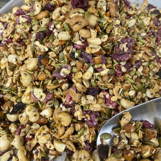 granola - ngũ cốc siêu hạt, siêu macca