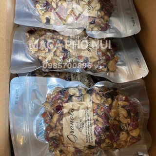 granola - ngũ cốc siêu hạt, siêu macca