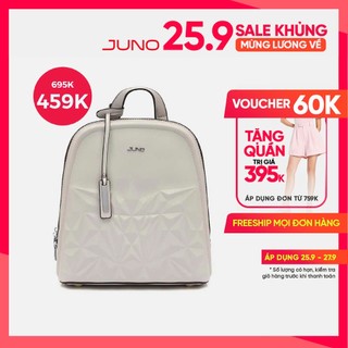 Balo Nữ Thời Trang JUNO Phom Đứng Hoạ Tiết 3D BL063