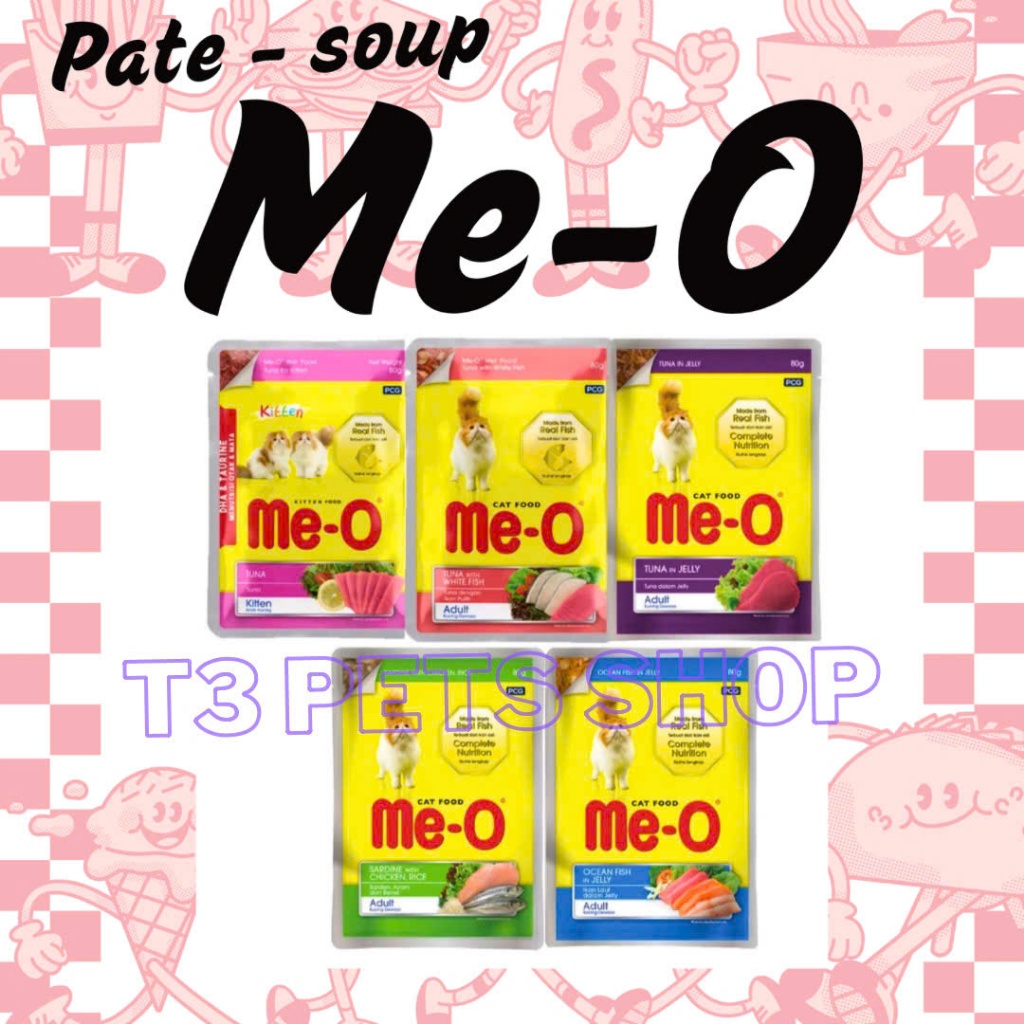 pate me-o 80gr dành cho mèo - T3 PETS SHOP