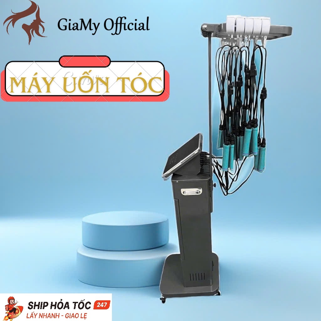 Máy Uốn Tóc Setting 24V 40 Dây GiaMy - Tặng kèm 40 trục - Có móc treo