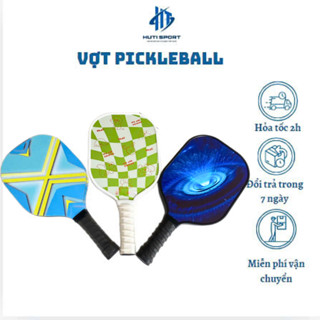 Vợt Pickleball Trẻ Em, Người Lớn Tay Cầm Chống Trơn Trượt, Siêu Nhẹ Bền ( 1 Vợt )