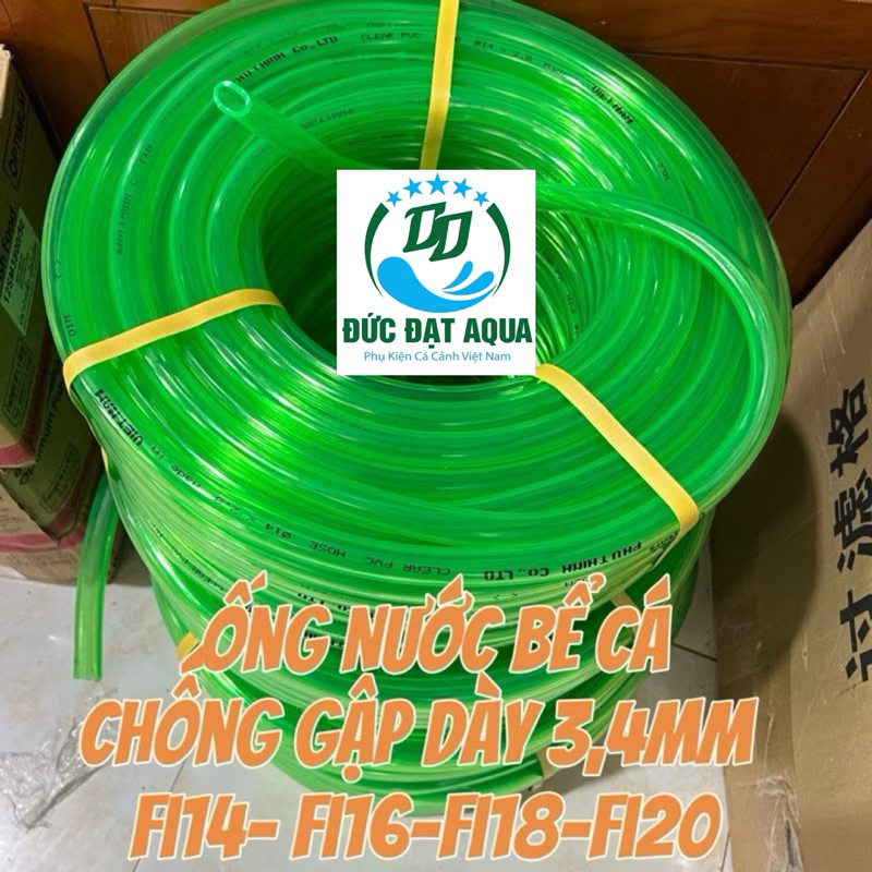 Dây ống nước Phú Thịnh -In Out thay nước bể cá Fi 14,16,18,20,25Fi 14 x2.8 chống gập loại dày đơn vị