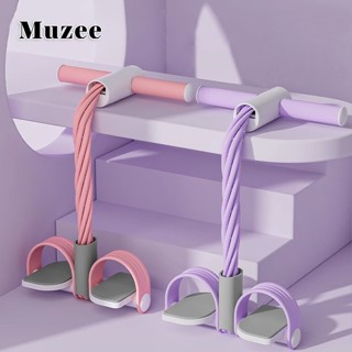 Dây Tập Bụng MUZEE Dây Kéo Đàn Hồi Kháng Lực 6 Ống Cao Su, Dây Tummy Trimmer Đa Năng Tập Bụng, Thể Dục, Tập Gym Tại Nhà