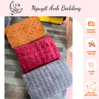 (Giá Sốc) 🍄 Tấm thảm nỉ trải giường lông cừu cao cấp 3 lớp trải sàn mùa đông nằm siêu ấm, nhiều màu chọn