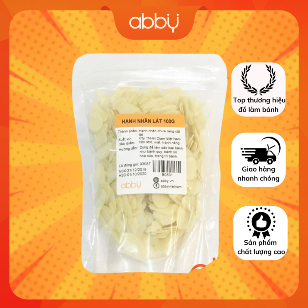 Hạnh Nhân Lát 100g