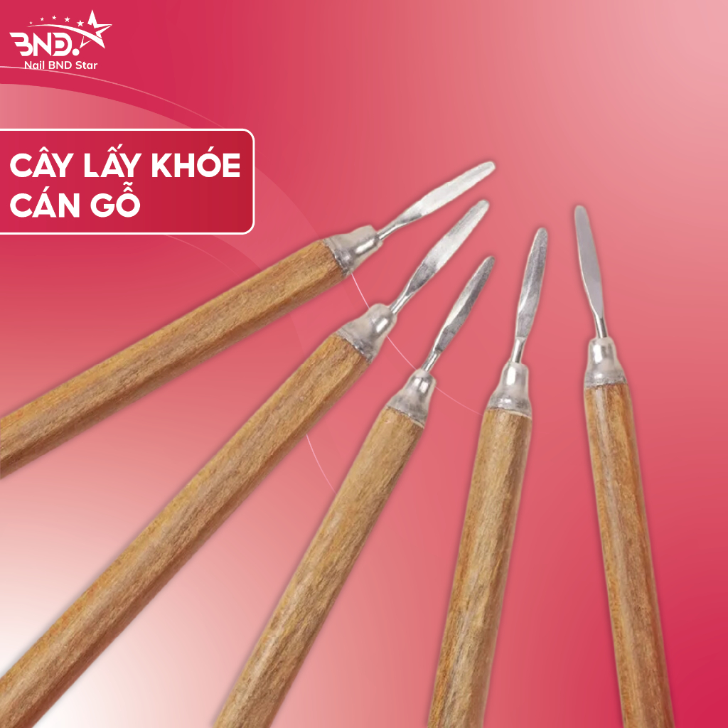 Cây lấy khóe móng cán gỗ nhỏ gọn, rất bén, giá rẻ - Dụng cụ lấy khóe móng tay và chân chuyên dụng