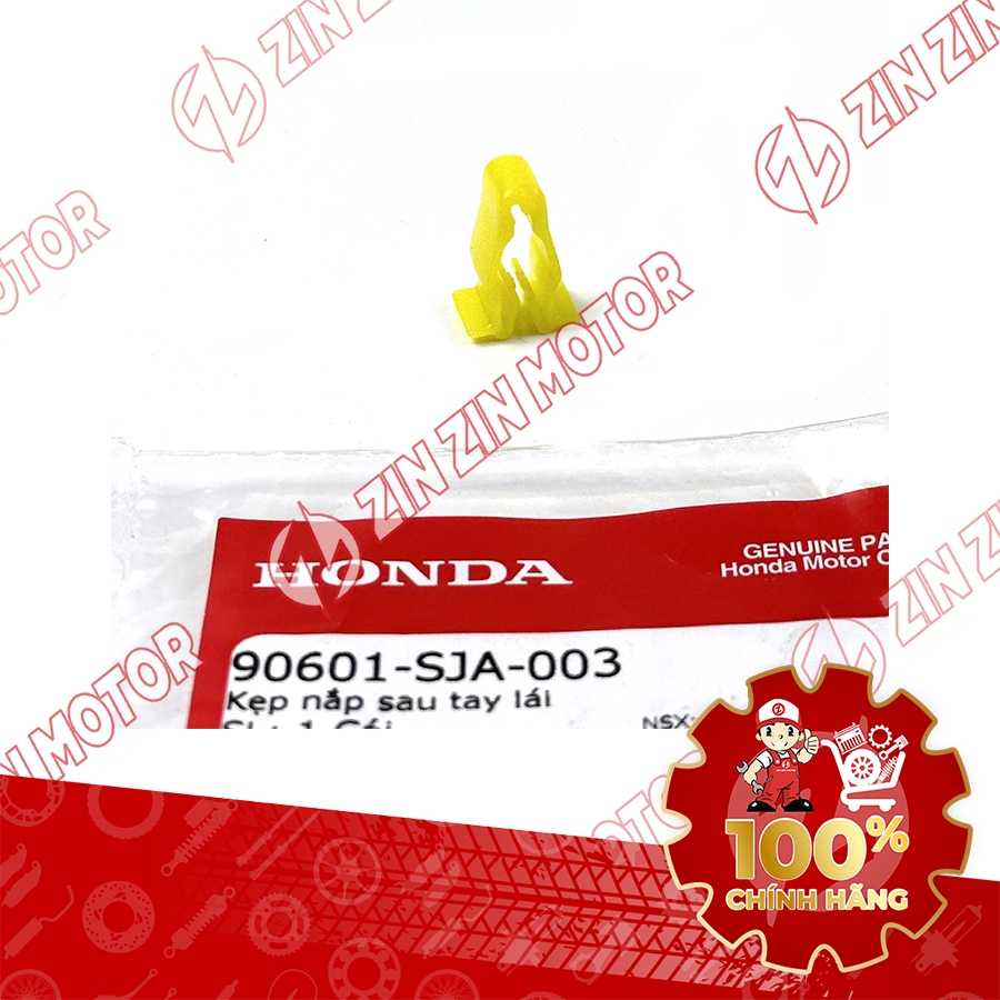 Chốt Cài, Kẹp Nhựa Dàn Áo 90601-SJA-003, 90601SJA003 Chính Hãng - ZZM