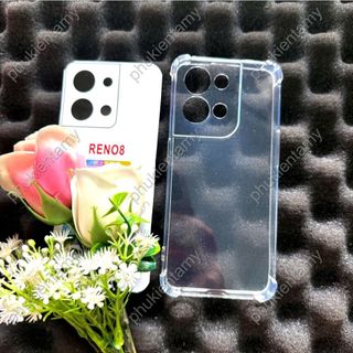 Ốp Lưng Oppo Reno 8 5G Dẻo Trong Suốt Chống Sốc Có Gù Bảo Vệ 4 Gốc
