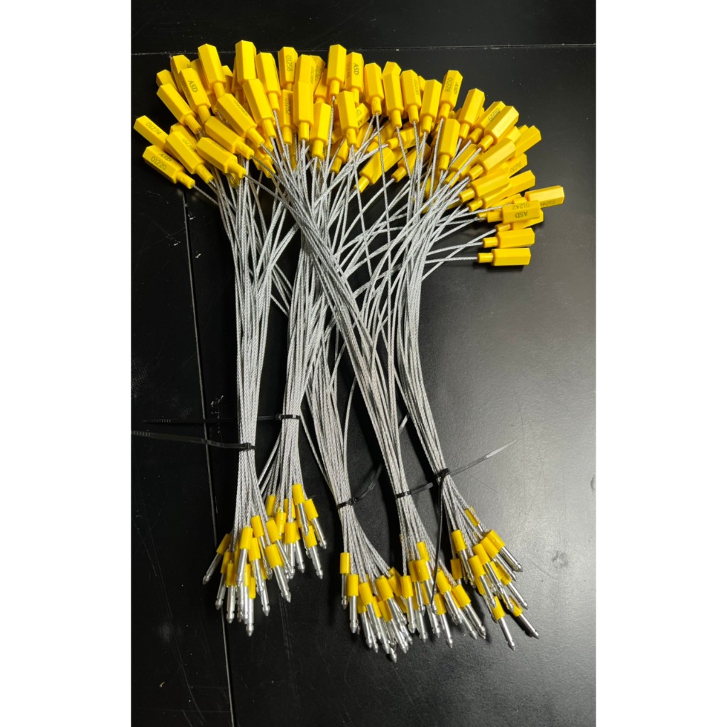 Combo 30 cái Seal cáp bấm/chì niêm phong/seal lục giácdài 30cm-38cm, dùng niêm phong xe tải, xe cont