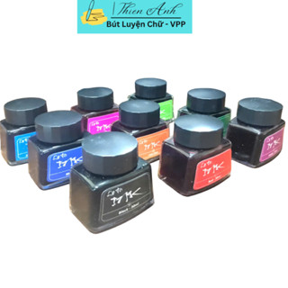 Mực INK LETA 30ml, mực viết bút máy, mực cho bút luyện, màu mực đẹp, tươi, bền màu, không lắng cặn, nhanh khô
