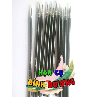 Cọ thư pháp đen lông dài/ngắn, cọ tỉa đen lông dài/ngắn