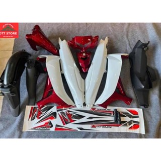  Dàn áo Sirius Đỏ phối Trắng Nạ 3 lỗ Ốp sihello dè Fi - Full 16 món nhựa đen nhám  Xem mô tả  