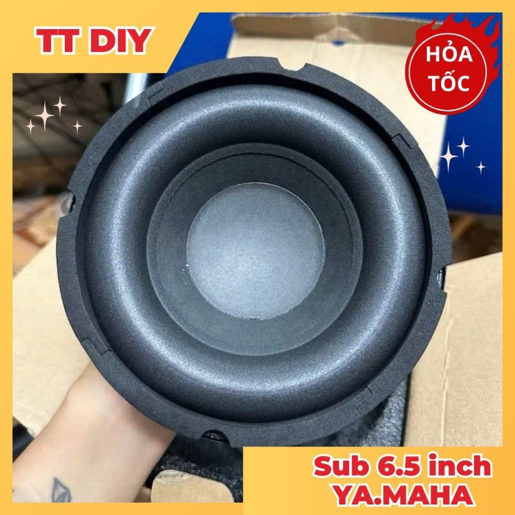Củ sub 6.5 in YA.MA.HA 4ohm 100w từ 110mm siêu trầm,siêu bass phù hợp làm loa xách tay