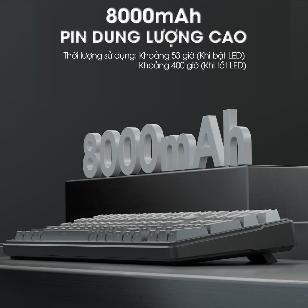 Bàn Phím Cơ Không Dây 3 Mode AULA F99 PRO Núm Xoay Đa Năng có Hotswap Gasket Mount Pin 8000mAh | BigBuy360 - bigbuy360.vn