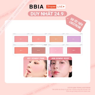 [Livestream Gigi] Má Hồng Kem Bbia Ready To Wear Downy Cheek (6 màu) 3.5g Bbia Official Store