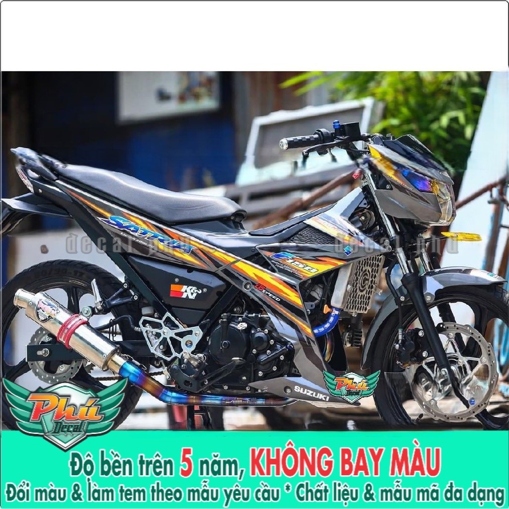 Tem Rời Satria Xám vàng (K) -1