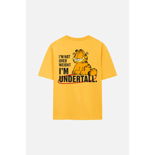 Áo Thun BOO Unisex Oversized Cotton In Hình Mèo Garfield Undertall
