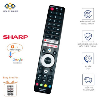  Điều khiển GIỌNG NÓI VOICE tivi SHARP Smart Tv Sharp MẪU MỚI NHẤT+ TẶNG PIN