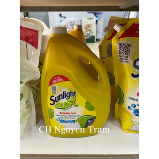 Nước rửa chén Sunlight can 3,6Kg/ can 3,5Kg
