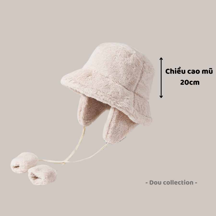 Mũ Len Bịt Tai Nam Nữ, Nón Len Tròn Vành Phối Dây Phong Cách Hàn Quốc Sang Trọng Dễ Phối Đồ - Mã NL056 | BigBuy360 - bigbuy360.vn
