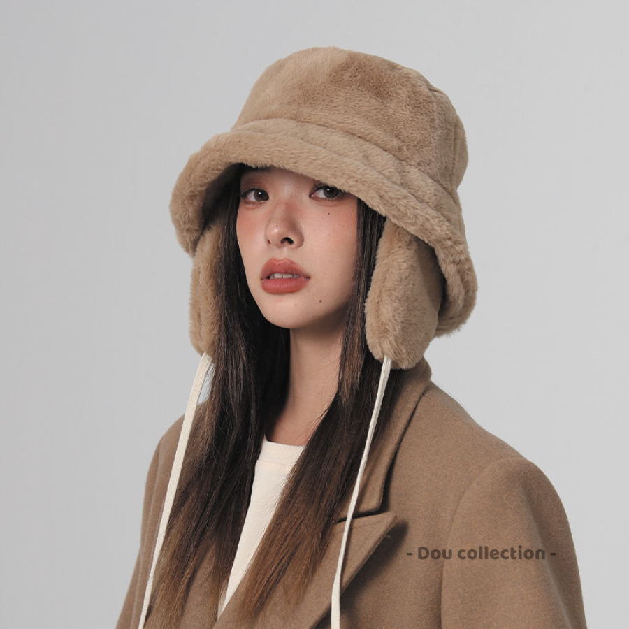 Mũ Len Bịt Tai Nam Nữ, Nón Len Tròn Vành Phối Dây Phong Cách Hàn Quốc Sang Trọng Dễ Phối Đồ - Mã NL056 | BigBuy360 - bigbuy360.vn