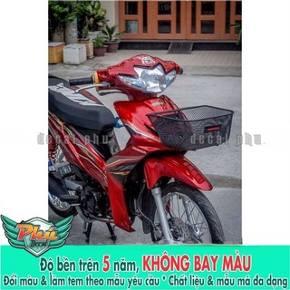 Tem rời Wave đỏ đen vàng -1