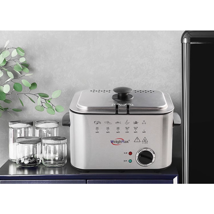 Máy Chiên Nhúng Ngập Dầu Thương Mại Điện Đa Năng Nồi Chiên Tiết Kiệm Nhiên Liệu Hộ Gia Đình