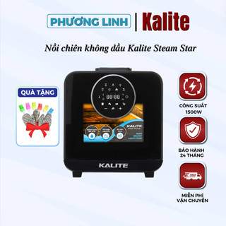  Nồi chiên không dầu hơi nước Kalite STEAM STAR Nồi Chiên Hấp Dung Tích 15L - Bảo hành 24 tháng 