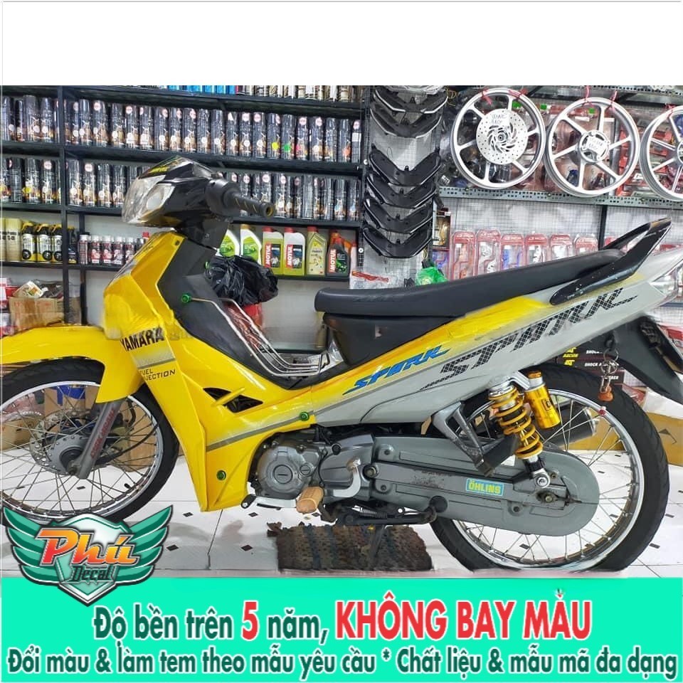 Tem rời Sirius Spark vàng bạc (X) -1