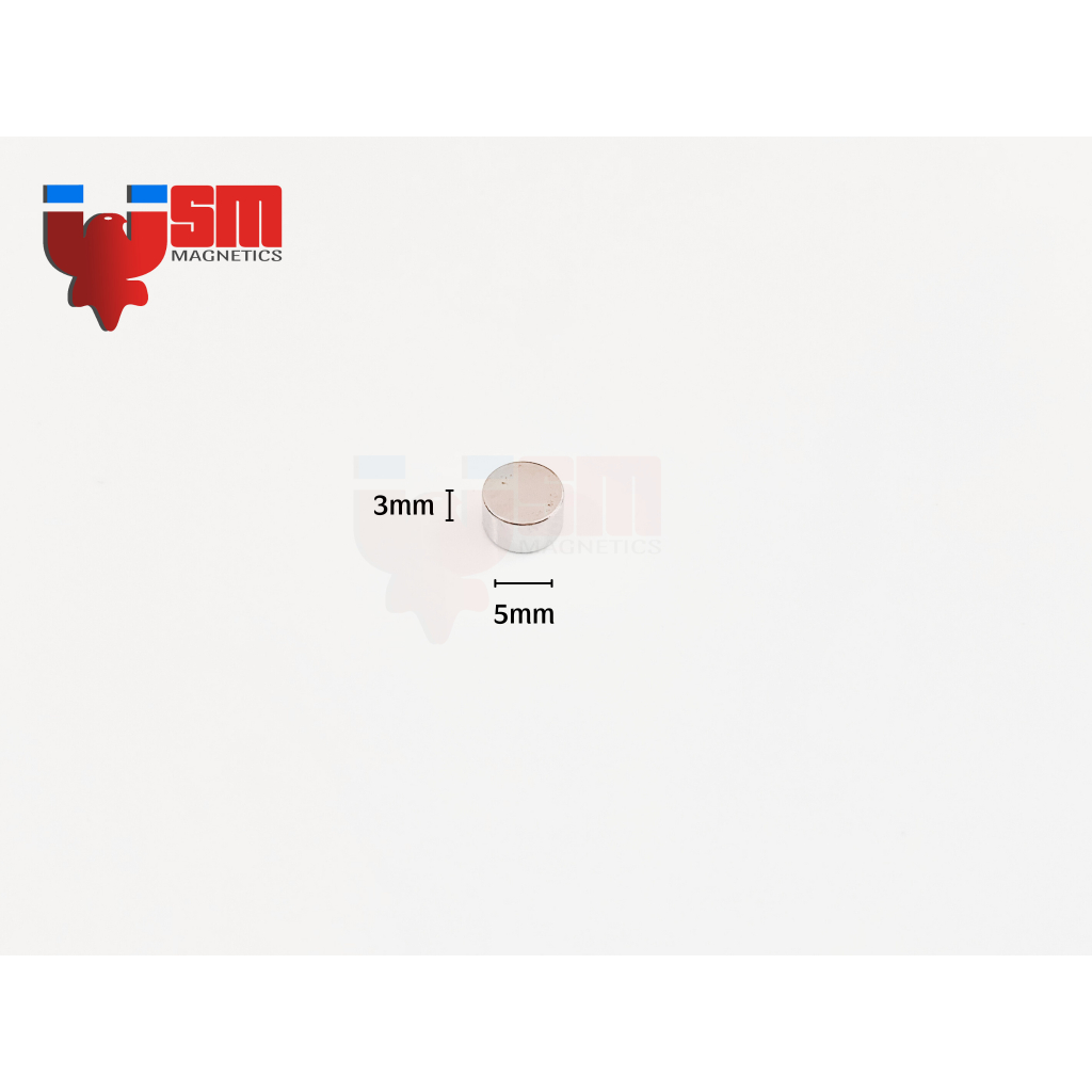 [NCSG] Nam châm đất hiếm 5x3mm