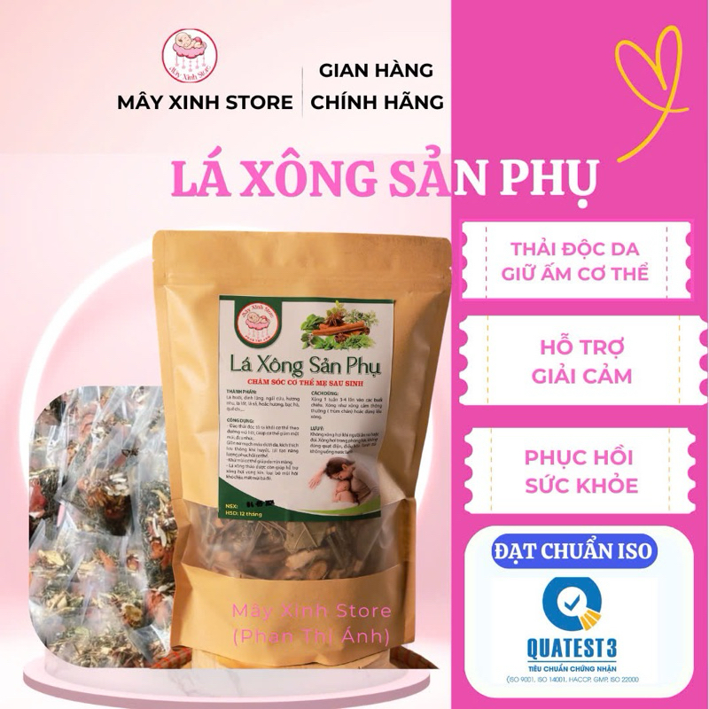 Lá Xông Sản Phụ Mây Xinh Store, Lá Xông Thảo Dược, Lá Xông Giải Cảm, Lá Xông Hơi