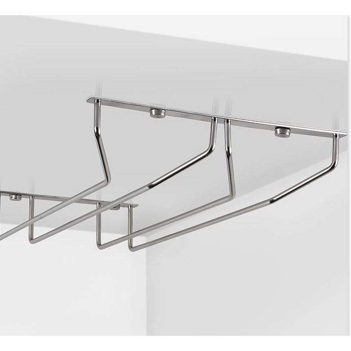 Giá treo ly rượu vang inox 304, kệ treo ly inox 304