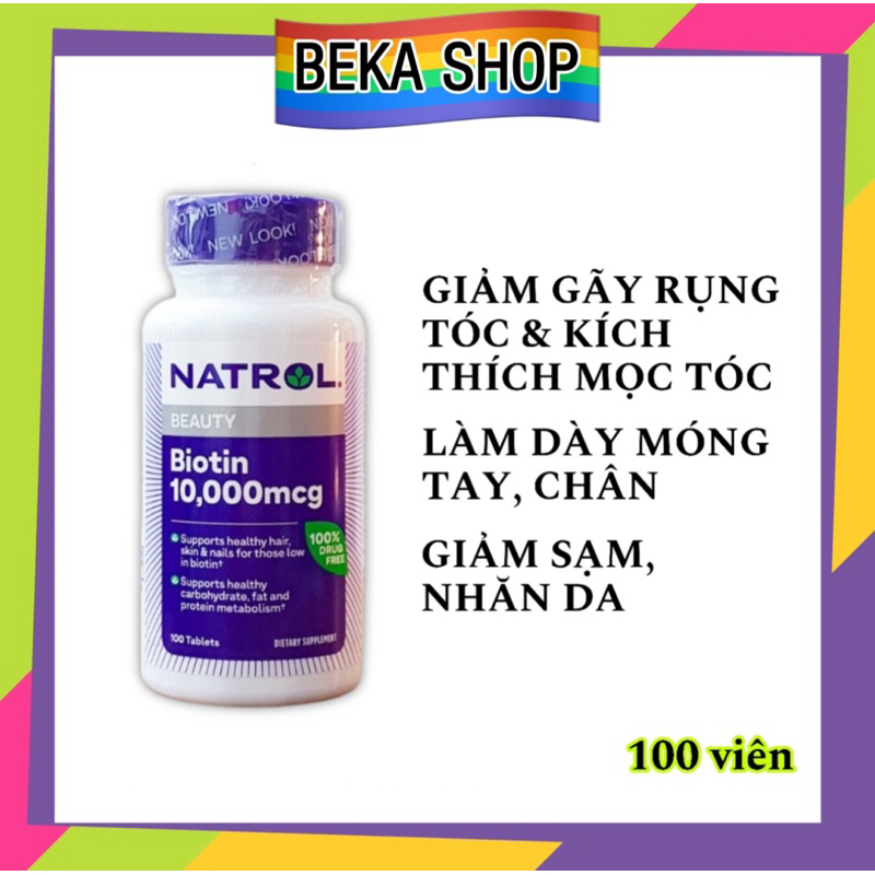 Biotin Mọc Tóc Ngừa Rụng Tóc