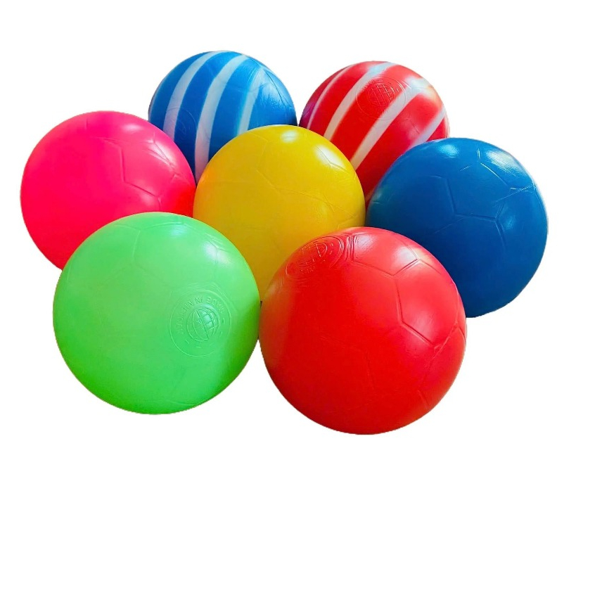 Bóng nhựa Hàn-Việt 10cm-15cm-18cm bóng đồ chơi vận động, bóng nhựa nguyên sinh HDPE an toàn cho bé
