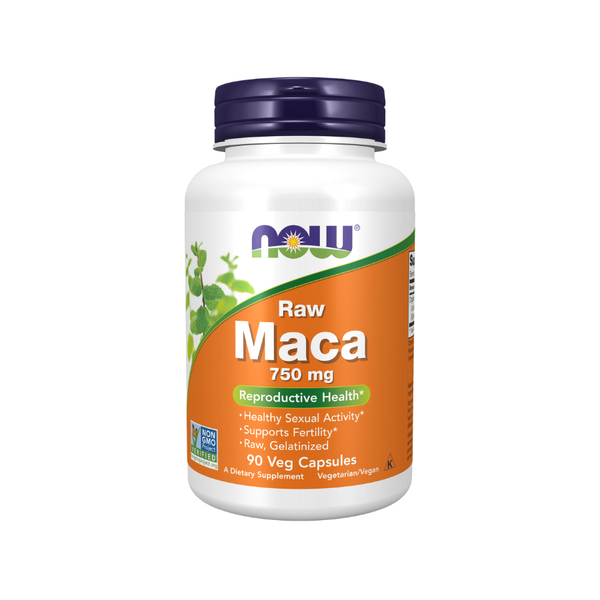 Viên uống Now Organic Raw MACA Root 750MG - Hỗ trợ sức khỏe sinh sản nhập khẩu Mỹ - Gymstore