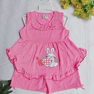 Combo 3 Bộ Đồ Bộ Bé Gái Mặc Nhà 8kg - 14kg Vải Thun Lạnh Mát Mẻ, Kiểu Cánh Tiên. Bộ Quần Áo Trẻ Em Cho Bé Gái