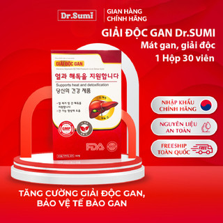 Thải Độc Gan Số 1 Hàn Quốc Dr.Sumi - Hỗ Trợ Đề Kháng Độc Tố Gan, Giúp Tăng Cường Sức Khỏe