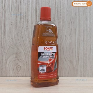 Nước rửa xe Sonax Gloss shampoo 314300 1 lít (Xuất Xứ Đức)