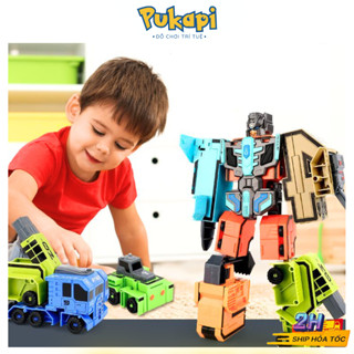 Robot Biến Hình Robot Chữ Số Lắp Ráp Từ Số 0-9 Size LỚN Phát Triển Tư Duy Đồ Chơi Bé Trai-Đồ Chơi Cho Bé PUKAPI