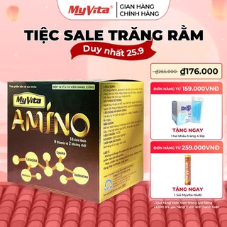 Viên uống bổ sung acid amin, vitamin và khoáng chất tăng cường sức khỏe MyVita Amino hộp 100 viên