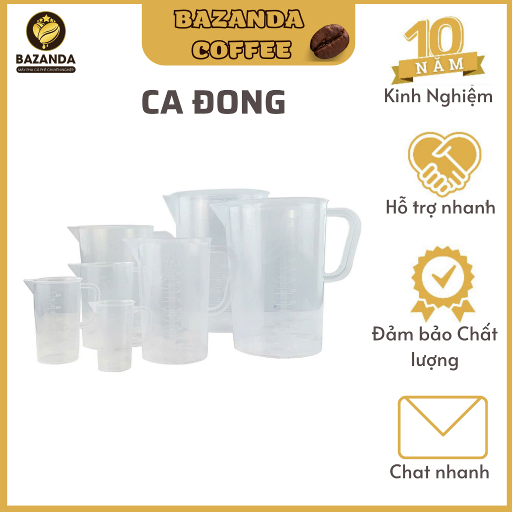 Ca đong định lượng chia vạch đủ size cho pha chế