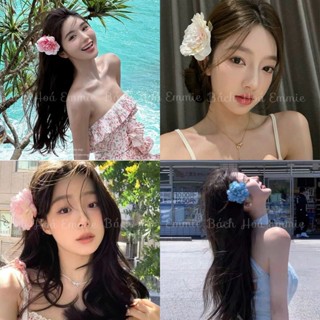  Kẹp Tóc Hoa Mẫu Đơn Cao Cấp Size To 