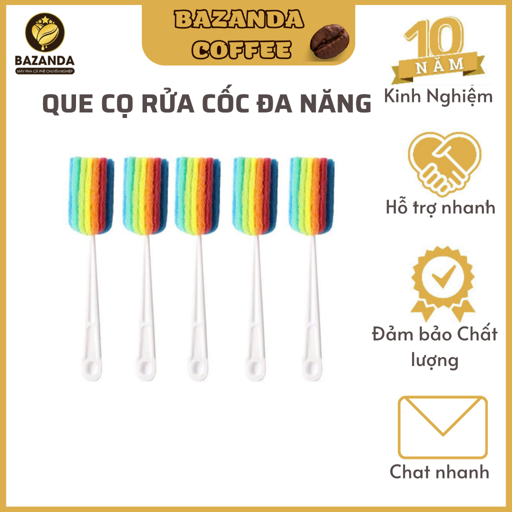 Que cọ rửa cốc chén đa năng tiện ích cho nhà bếp, quầy bar