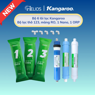 Trọn bộ 6 lõi lọc nước Kangaroo chính hãng dùng cho máy lọc nước Kangaroo KG113