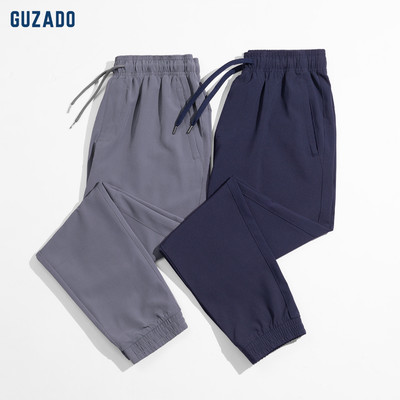 COMBO 2 Quần jogger GUZADO thể thao nam vải gió, cạp chun linh hoạt, vận động thoải mái CB2GDC02-CB2GADC25W002