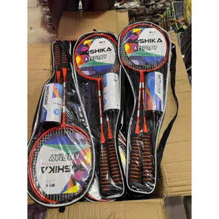 Bộ vợt đánh cầu lông kèm 3 quả cầu tập đánh Tay cầm bằng xốp mềm chống trơn trượt