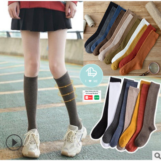 Tất ống cao đến đầu gối nhiều màu thời trang thu đông cho nữ, tất cao cổ đến đùi gối