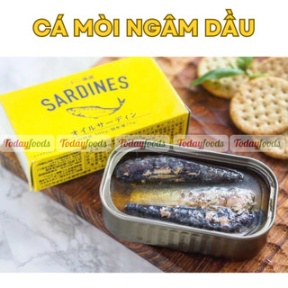 Cá Mòi Ngâm Dầu (Nhật Bản) 100G - Sardines in Oil (Kobe Bussan) [Cá Mòi Đóng Hộp]
